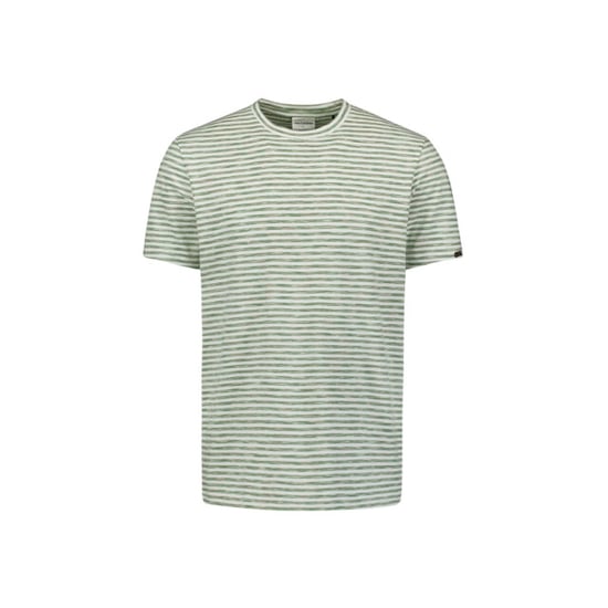 No Excess T shirt crewneck multi cloured melange stripes dessin - Image 1