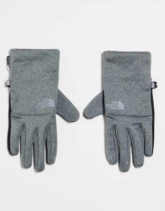 The North Face – Etip – Grå handskar som är kompatibla med pekskärm - Image 1