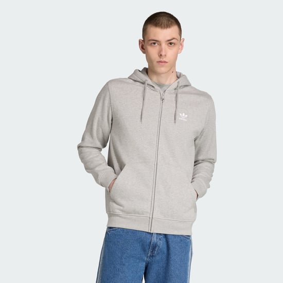 Trefoil Essentials Full-Zip Hoodie - Image 1