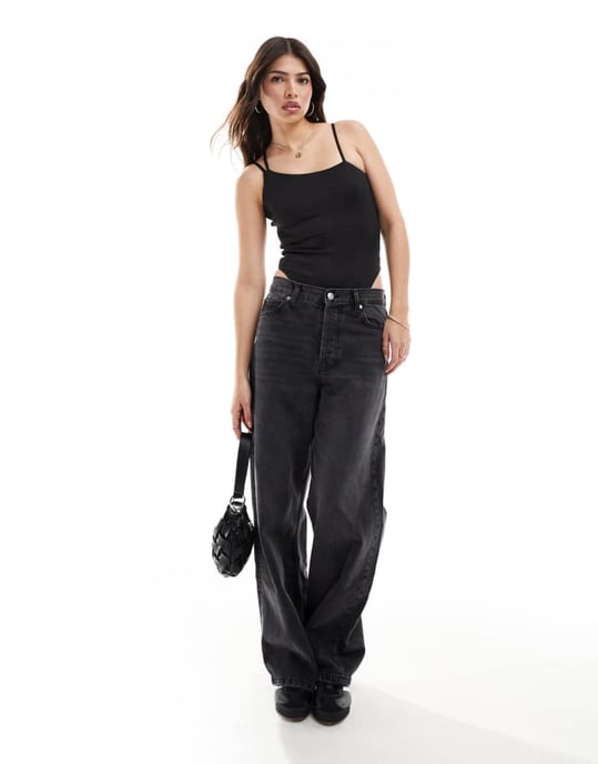 Tommy Jeans – Svart body med flera remmar - Image 3