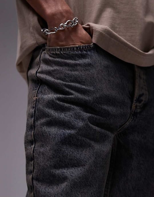 Topman – Avsmalnande jeans i blått - Image 2
