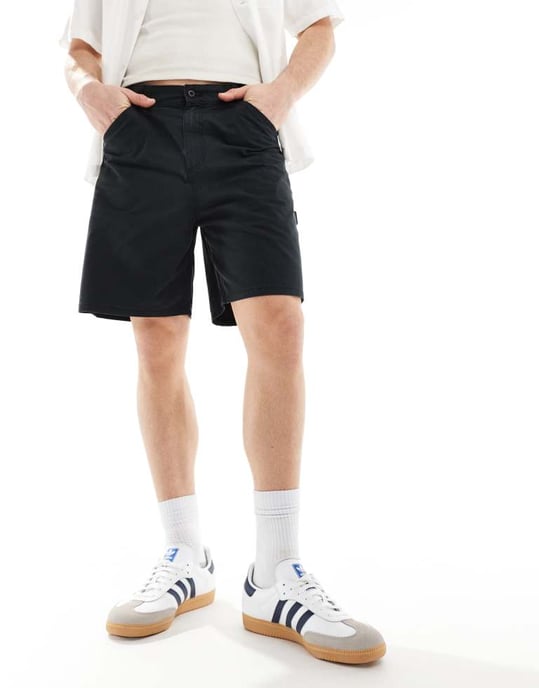Jack & Jones – Svarta, lösa carpenter-shorts - Image 5