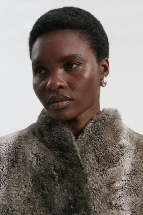 Faux Fur Short Coat - Image 3