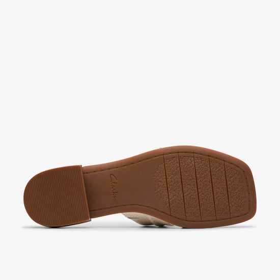 Ariany Mule Cream Leather Sandals - Image 3
