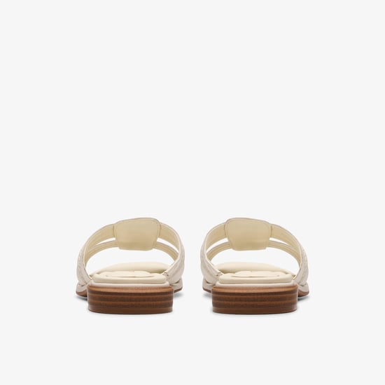 Ariany Mule Cream Leather Sandals - Image 5