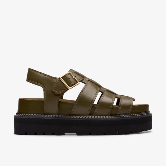 Orianna Twist Donkergroene Lea Sandalen - Image 1