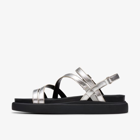 Aristella Roze Zilveren Metallic Sandalen - Image 2