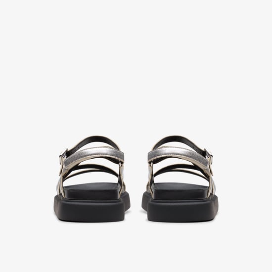 Aristella Roze Zilveren Metallic Sandalen - Image 5