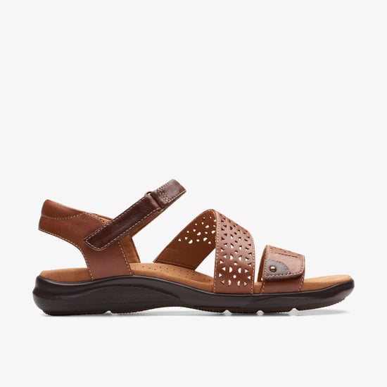 Kitly Way Tan Leer Sandalen - Image 1