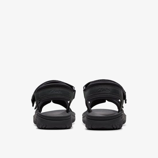 Wesley Shore Black Leather Sandals - Image 6