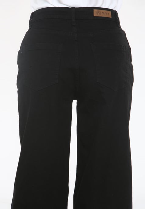 MYT Womens Wide Leg Baggy High Waisted Jeans in Black - Image 5