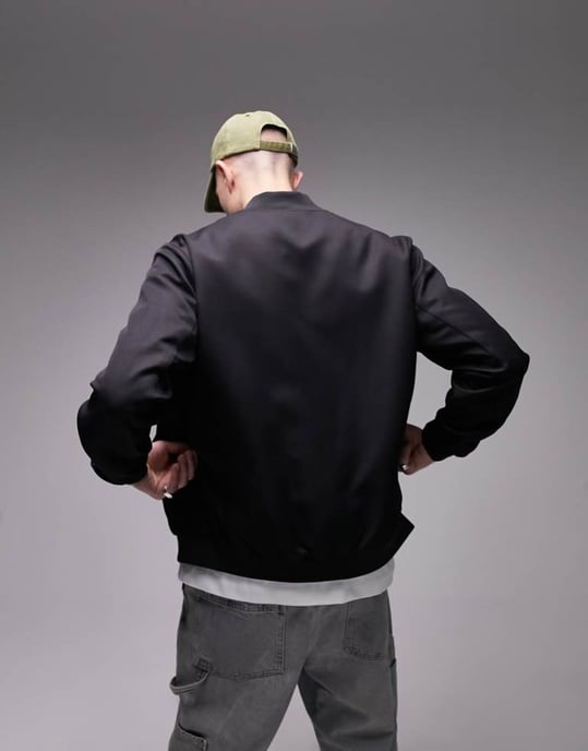 Topman – Lättviktsbomber i svart - Image 4