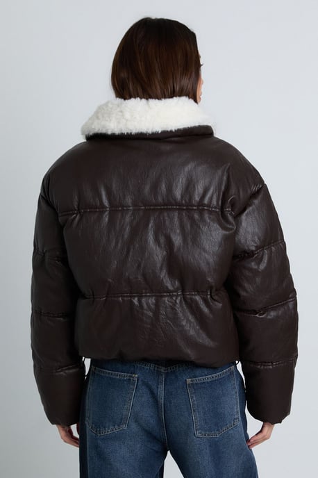 Fur Collar Puffer - Image 2