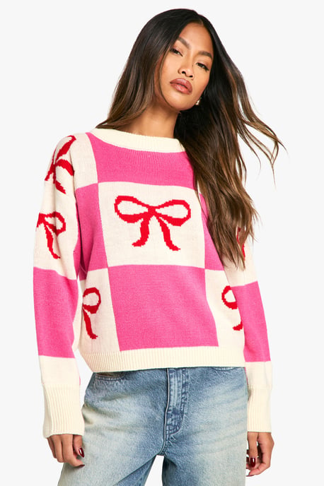 Bow Christmas Jumper - Image 4