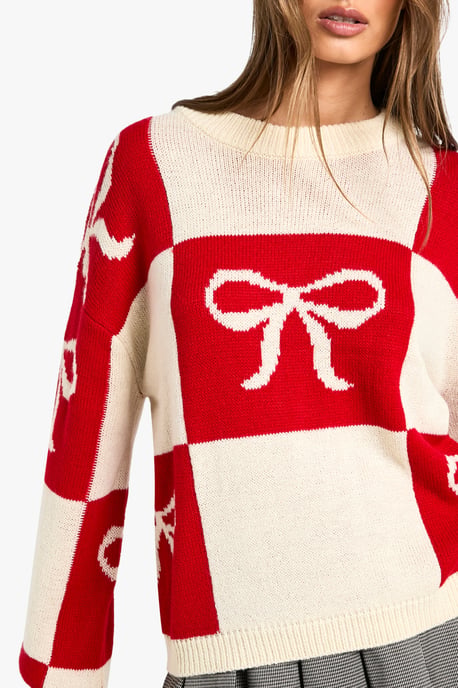Bow Christmas Jumper - Image 4