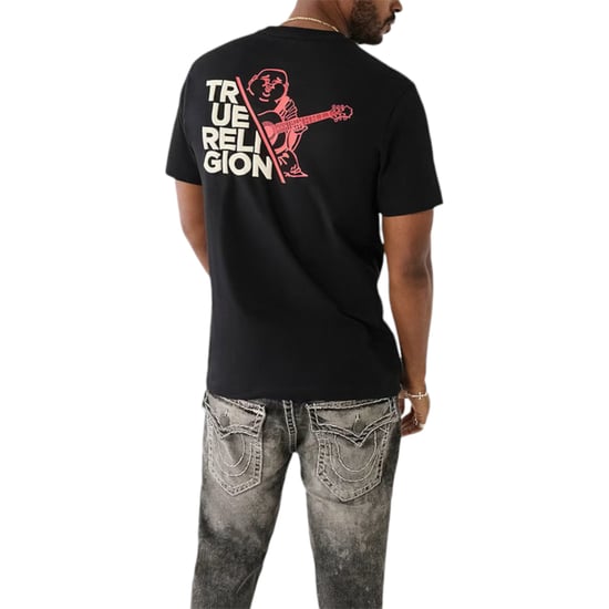 True Religion Mens T Shirts Short Sleeve Buddha Summer Crew Neck Cotton Tee New - Image 4