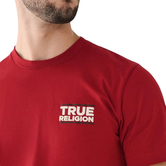 True Religion Mens T Shirts Short Sleeve Buddha Summer Crew Neck Cotton Tee New - Image 3
