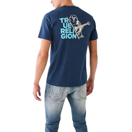 True Religion Mens T Shirts Short Sleeve Buddha Summer Crew Neck Cotton Tee New - Image 3