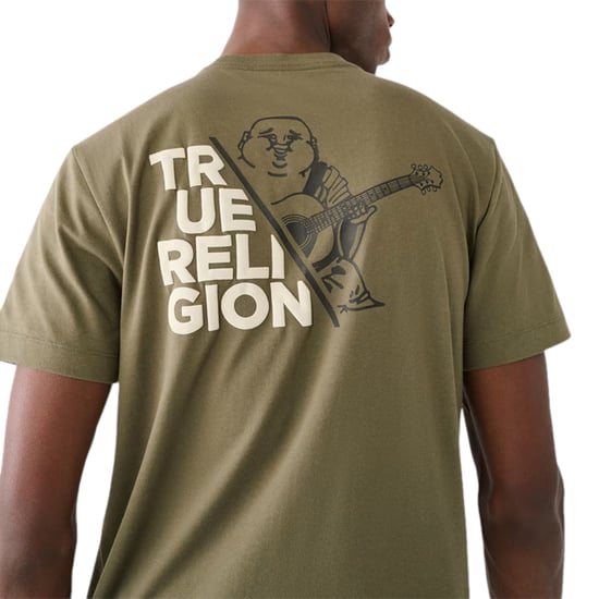 True Religion Mens T Shirts Short Sleeve Buddha Summer Crew Neck Cotton Tee New - Image 3