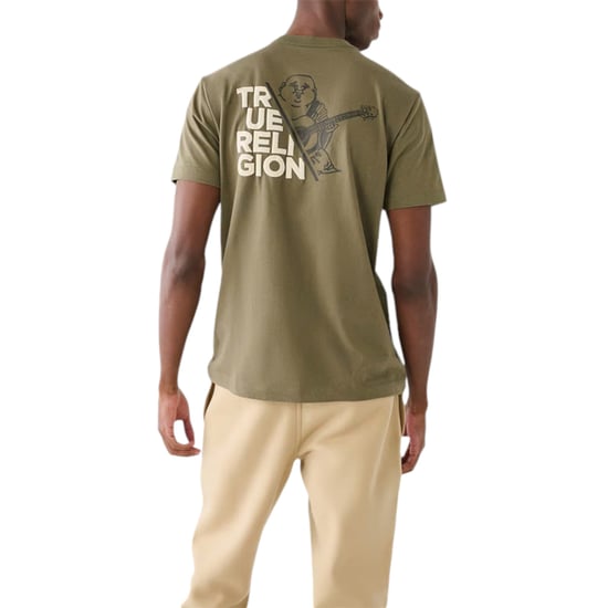 True Religion Mens T Shirts Short Sleeve Buddha Summer Crew Neck Cotton Tee New - Image 4