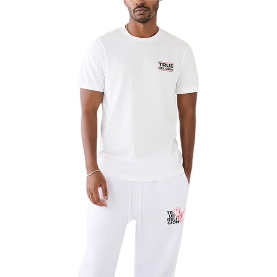 True Religion Mens T Shirts Short Sleeve Buddha Summer Crew Neck Cotton Tee New - Image 1