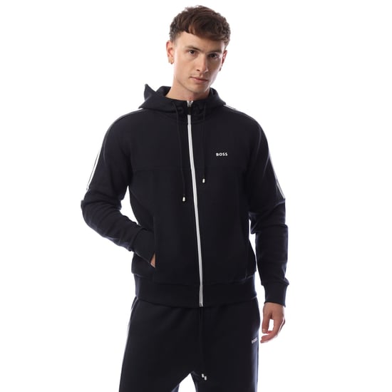 Men's Boss Saggynos Zip Hoodie in Dark Blue - Image 1