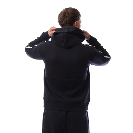 Men's Boss Saggynos Zip Hoodie in Dark Blue - Image 3