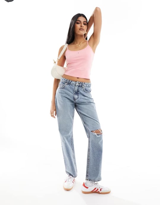 Tommy Jeans – 2-pack essential-toppar med axelband i flera färger - Image 4