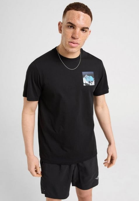 The North Face Mens Energy Graphic Logo T Shirt in Black - Image 2