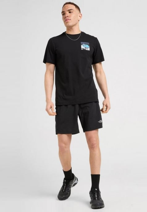 The North Face Mens Energy Graphic Logo T Shirt in Black - Image 5