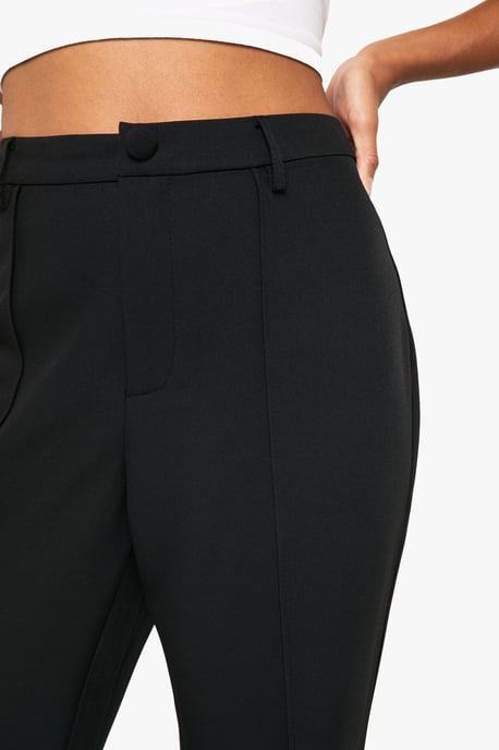 Petite Seam Detail Flare Leg Trousers - Image 4