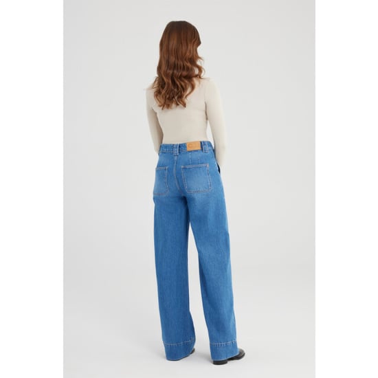 Cup of Joe High waist wide leg medium blue - Image 2