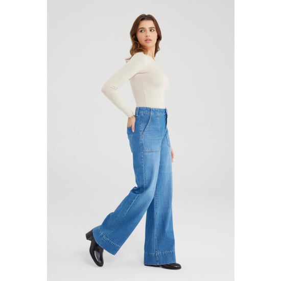 Cup of Joe High waist wide leg medium blue - Image 4