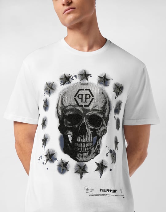 T-shirt Rund Hals Dödskalle - Image 5