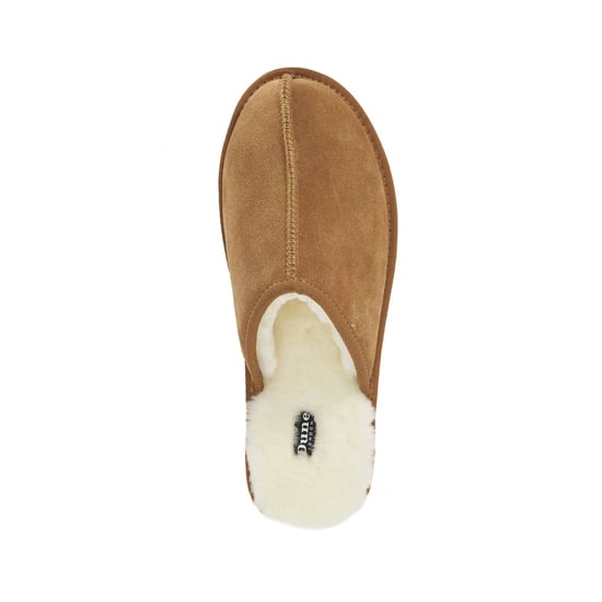 Dune Mens Finny - Suede Cuff Slippers - Image 3