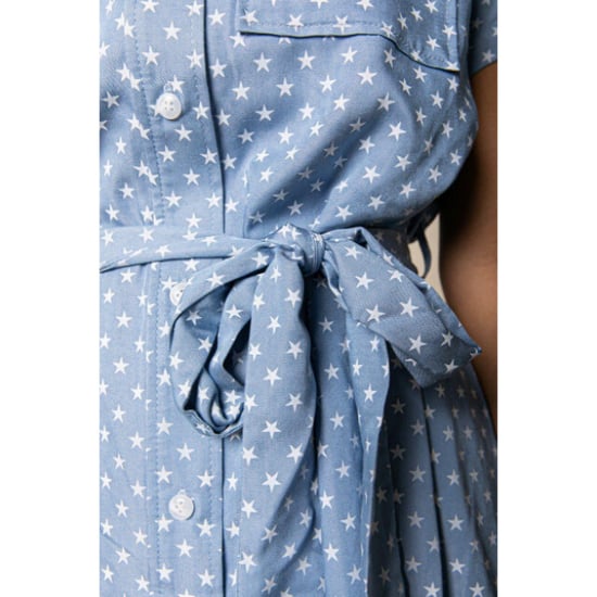 Colourful Rebel Dalia star shortsleeve maxi shirt - Image 6