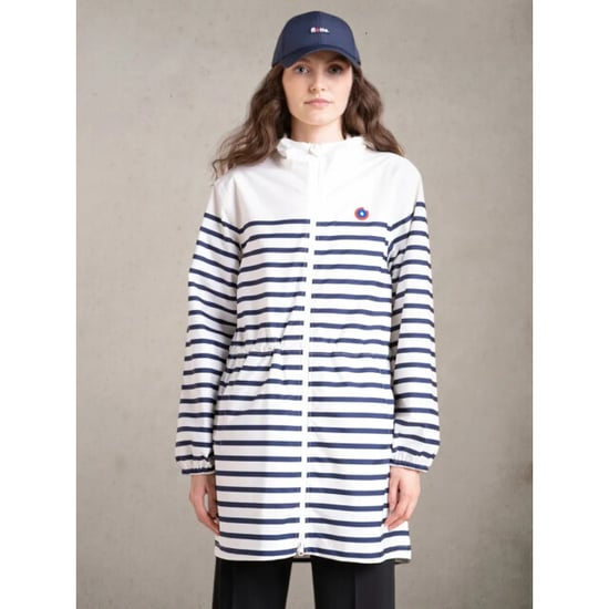 Flotte Blauw gestreepte dames regenjas amelot - - Image 3