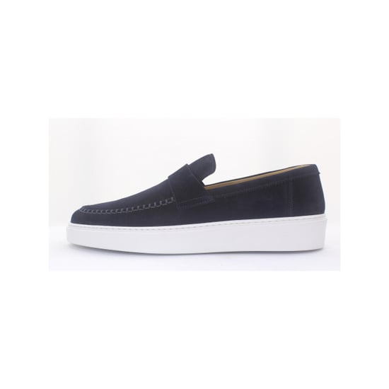 Giorgio 13710 suede loafer donker witte zool - Image 2