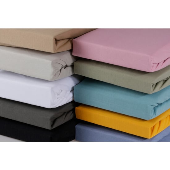 DoubleDry Hoeslaken jersey 100% katoen tweepersoons 140x200 cm zacht & - Image 2