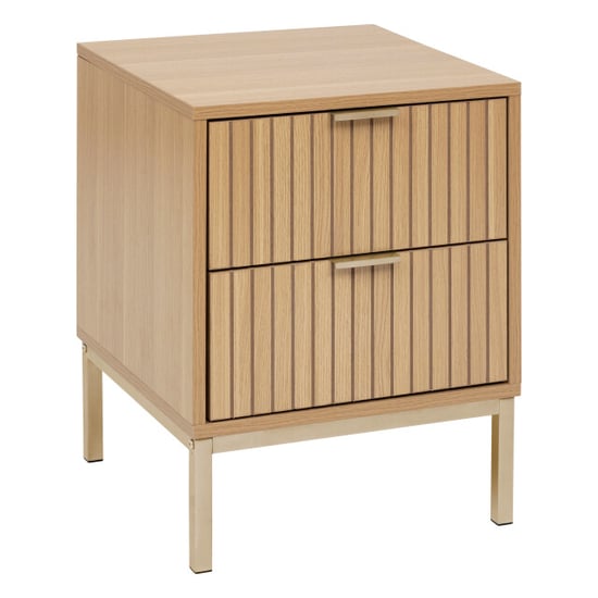 5Five ® nachtkastje tasso met paneelfront met 2 lades - - Image 1