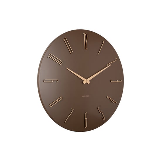 Karlsson wandklok esmerado large mocha brown- Ø60cm - Image 1