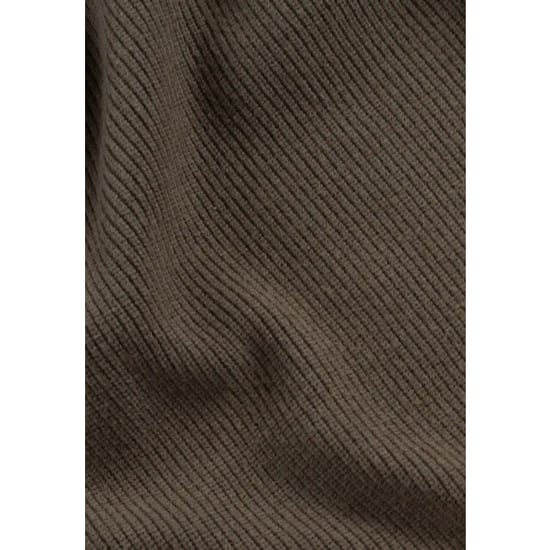 Ciszere Reuben knitted half zip mocha brown - Image 2