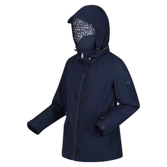 Regatta Womens/Ladies Navassa Waterproof Jacket (Navy) - Image 3