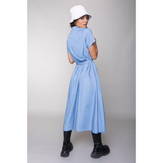Colourful Rebel Dalia star shortsleeve maxi shirt - Image 3