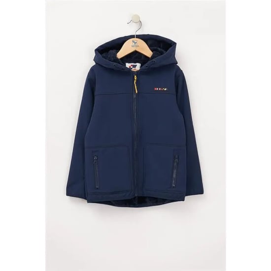 Batela Navy kinder softshell jas - - Image 2