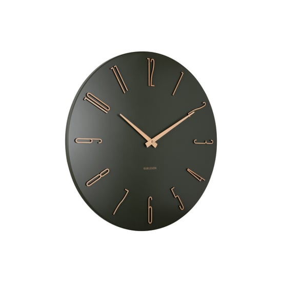 Karlsson wandklok esmerado large luxury green- Ø60cm - Image 1
