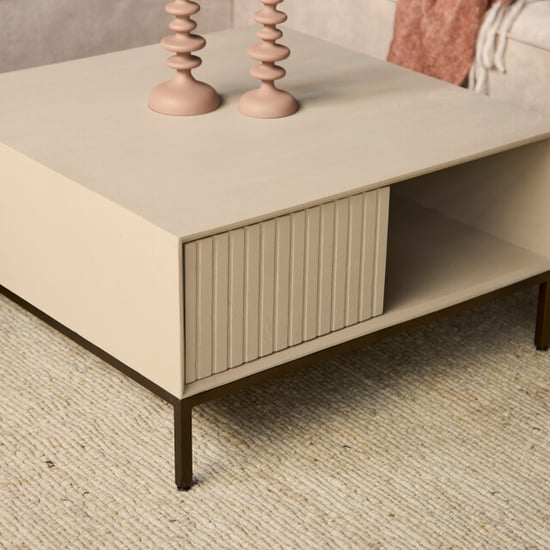 Starfurn salontafel madison sand 80 cm vierkant - Image 2