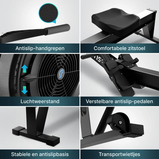 Mirlux Roeitrainer elvora air luchtweerstand - Image 1