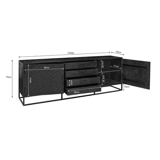 Starfurn dressoir new york 210 cm - Image 3
