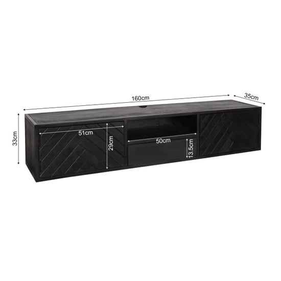 Starfurn zwevend tv meubel new york 160 cm - Image 6